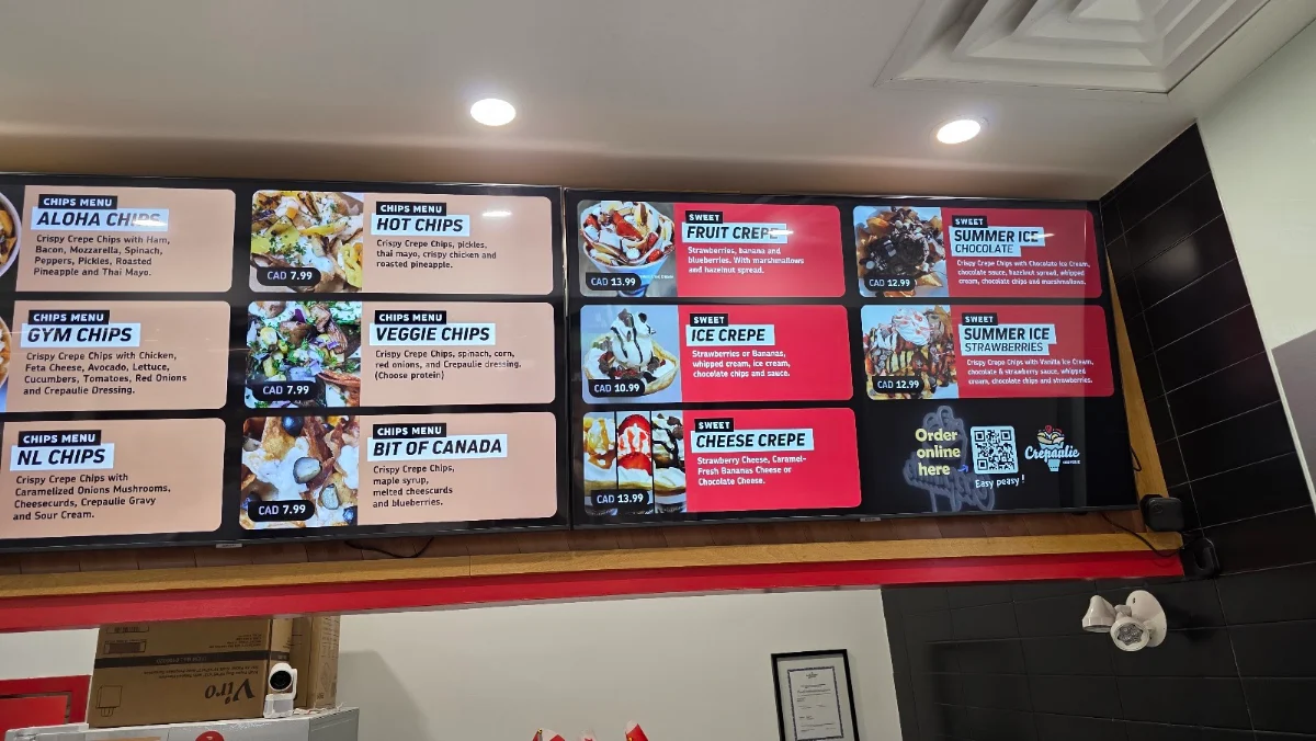 Menu, Avalon Mall Food Court