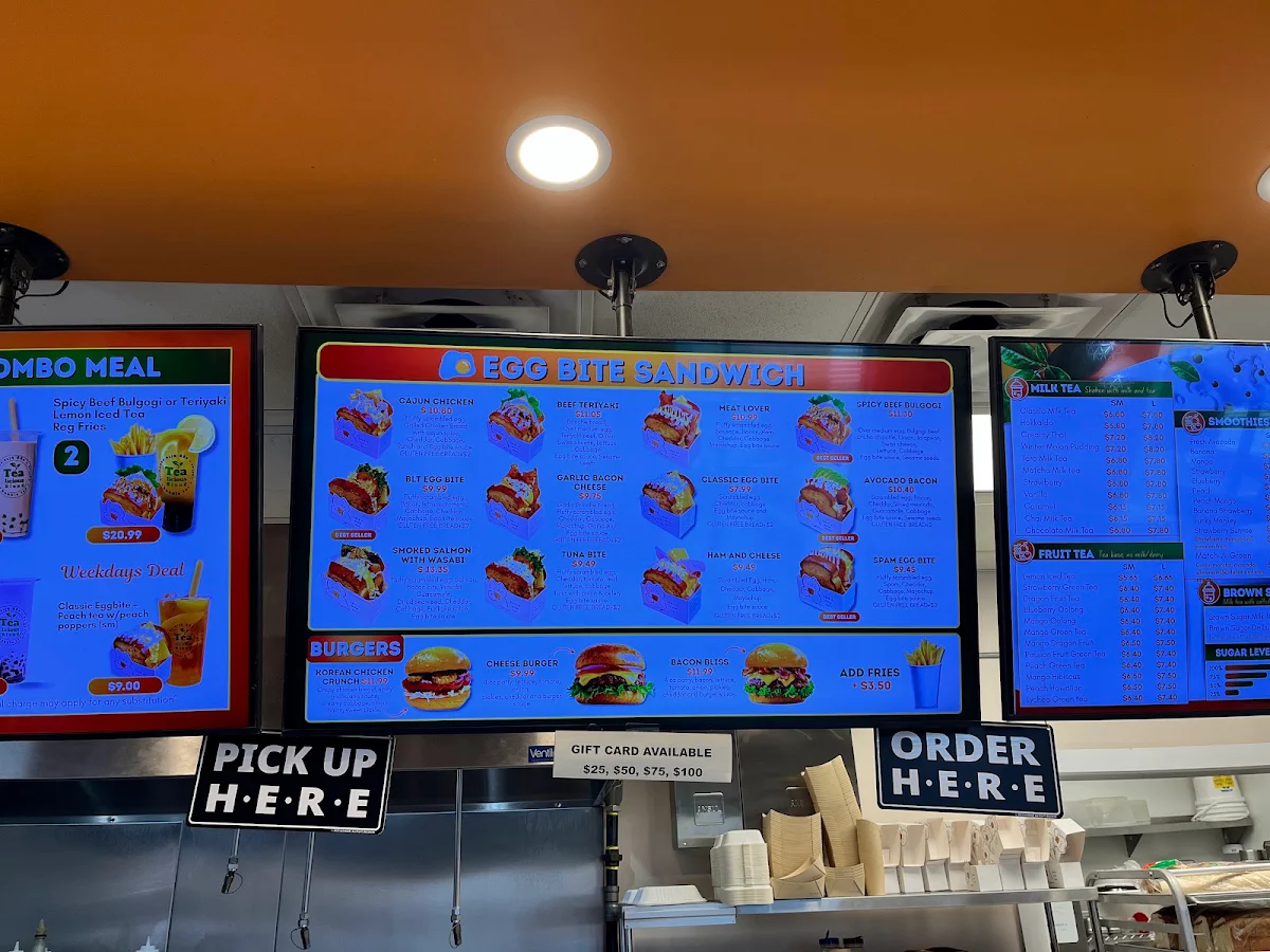 Menu, Tealicious Blend