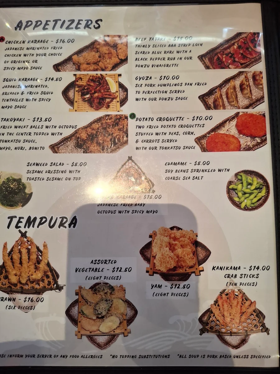Menu, Kazoku Ramen