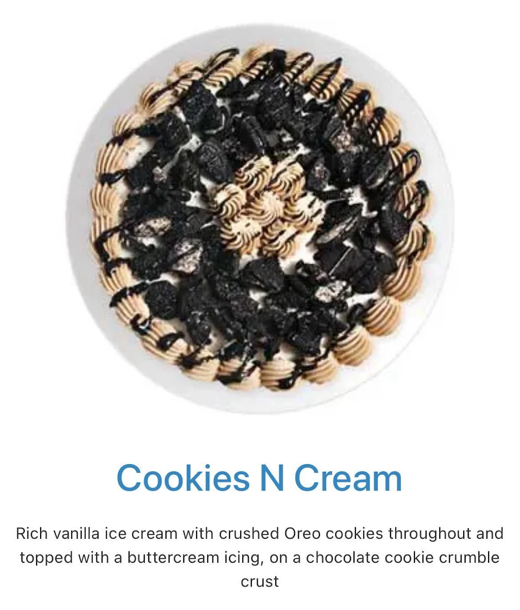 Menu, Rollz Ice Cream & Desserts