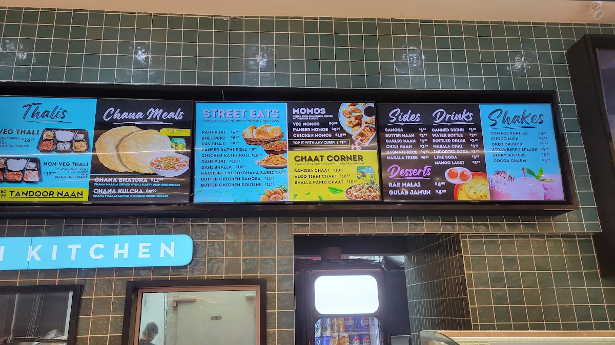 Menu, Hurry Curry - Oshawa Centre