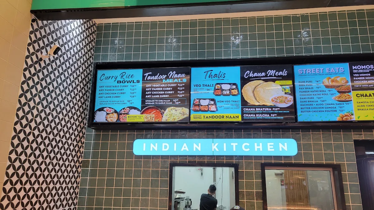 Menu, Hurry Curry - Oshawa Centre