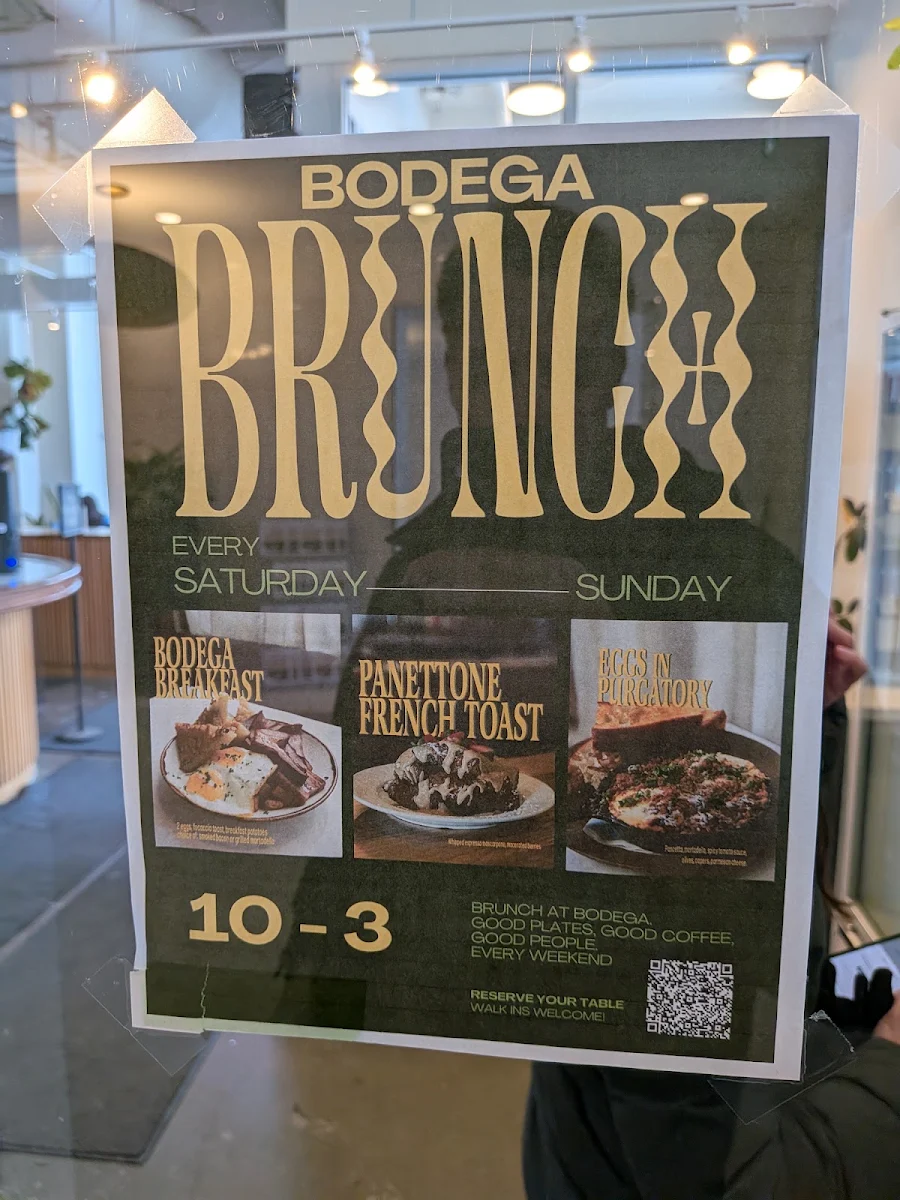 Menu, BODEGA