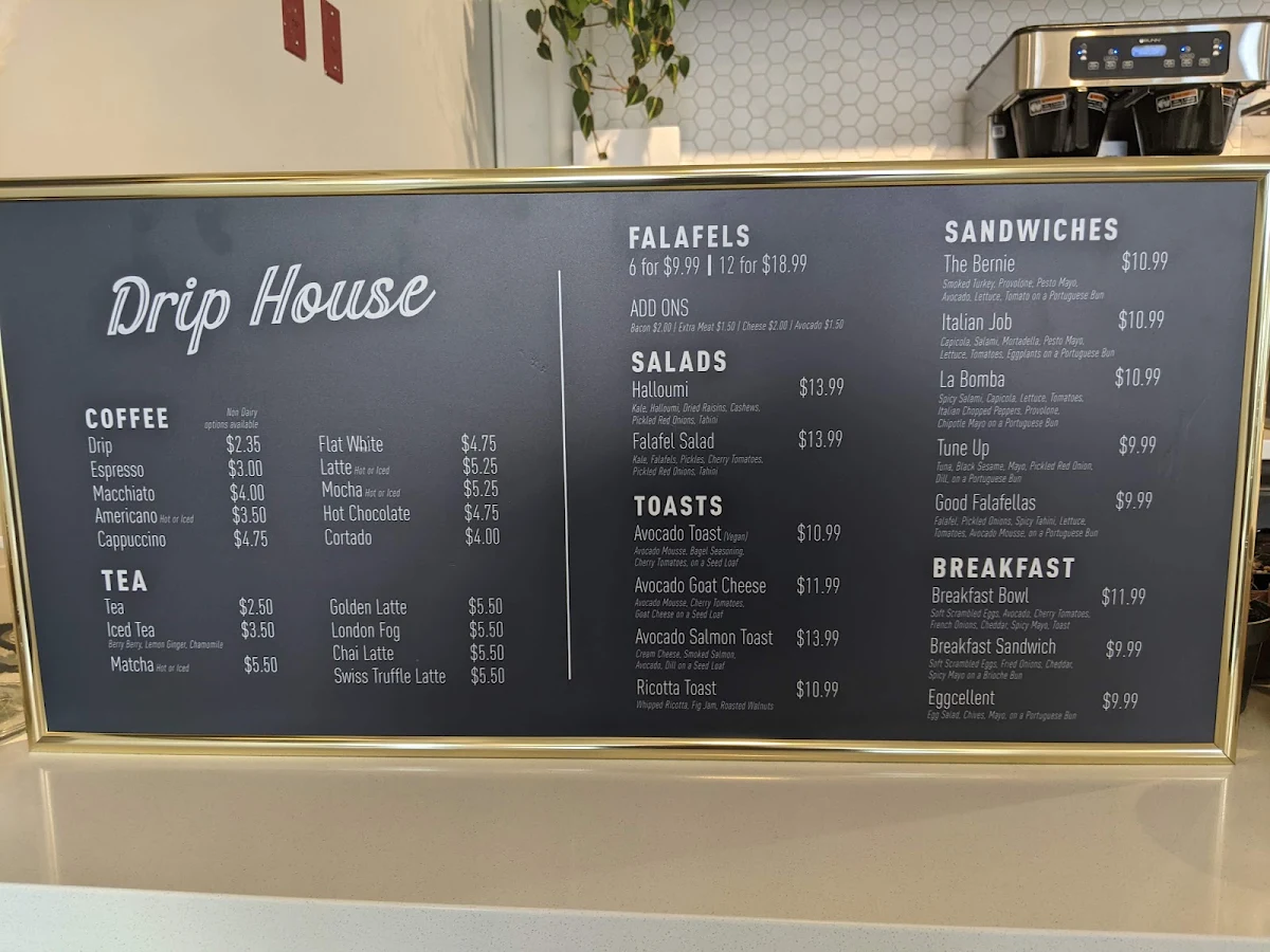 Menu, BODEGA