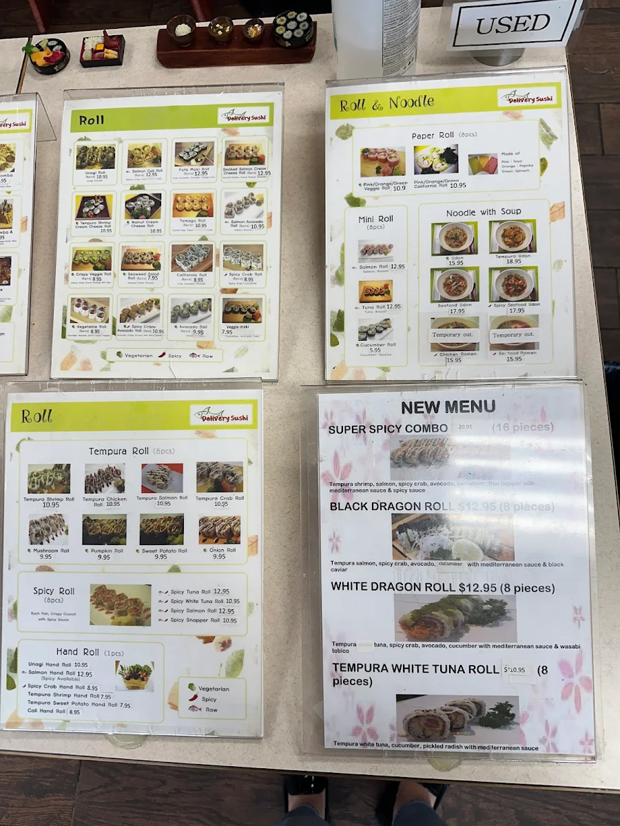 Menu, Ottawa Delivery Sushi