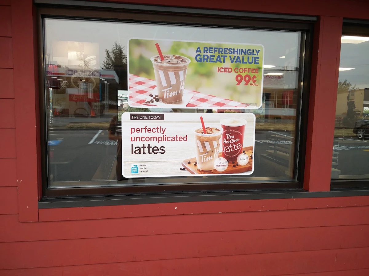 Menu, Tim Hortons