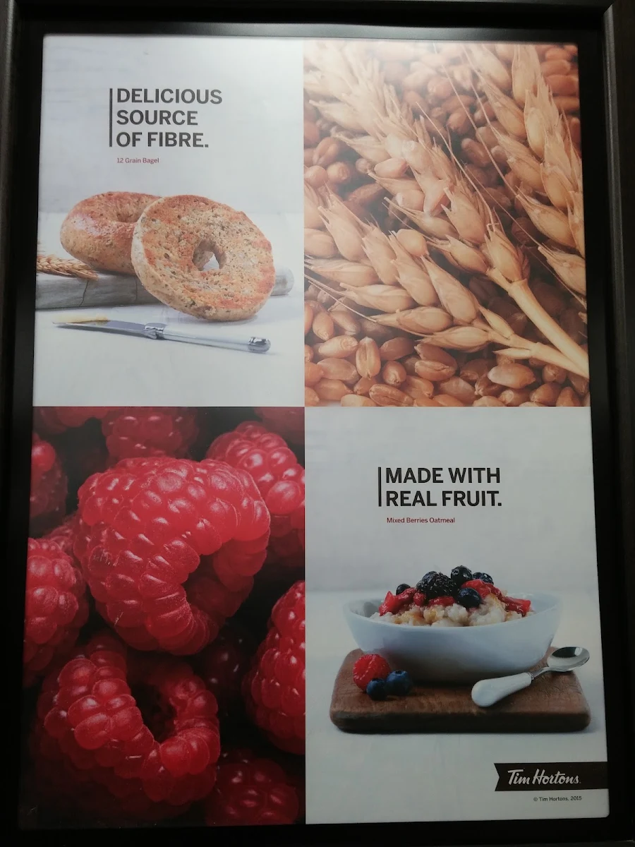 Menu, Tim Hortons