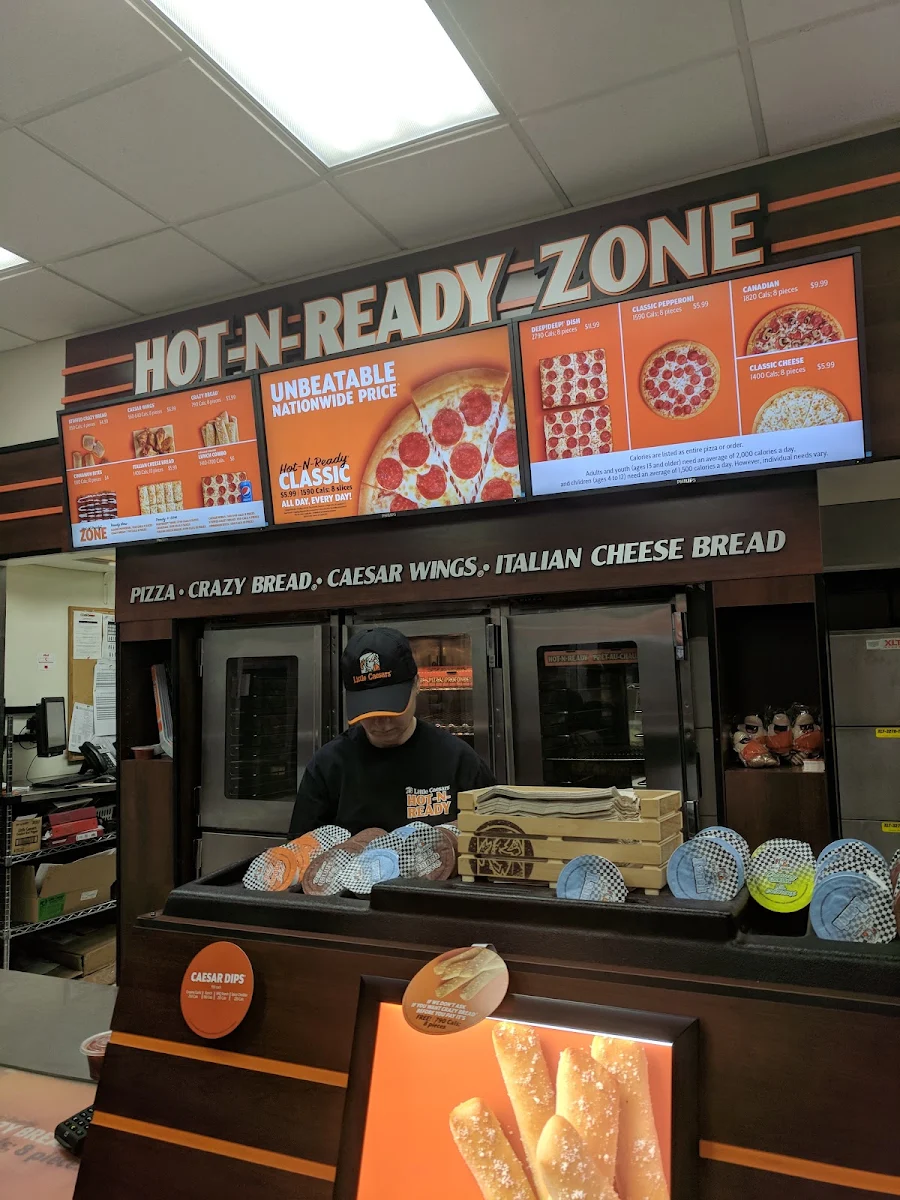 Menu, Little Caesars Pizza