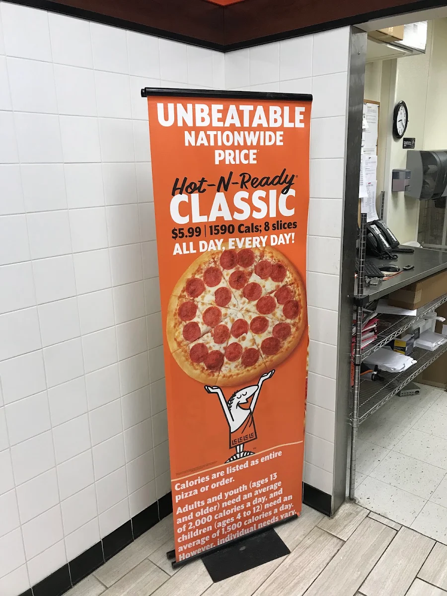 Menu, Little Caesars Pizza