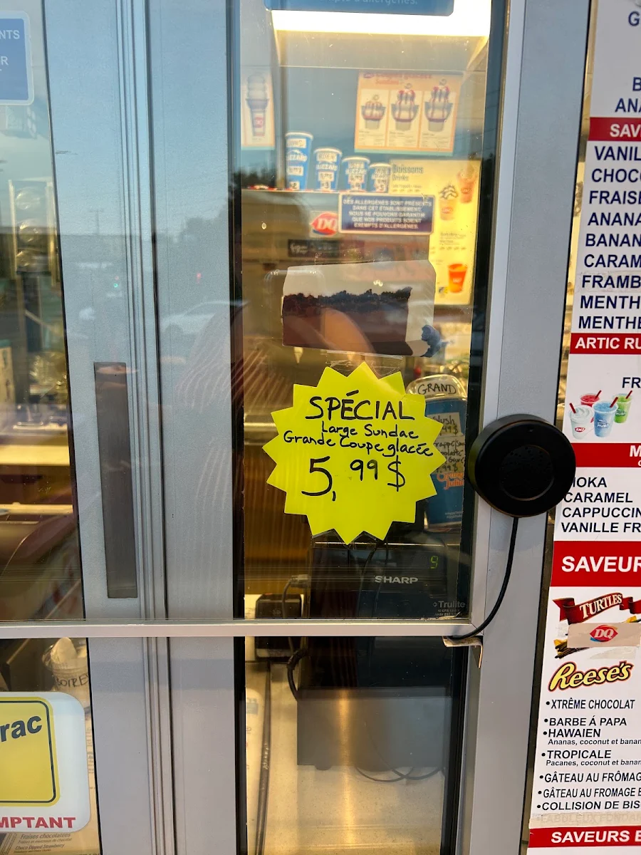 Menu, Dairy Queen
