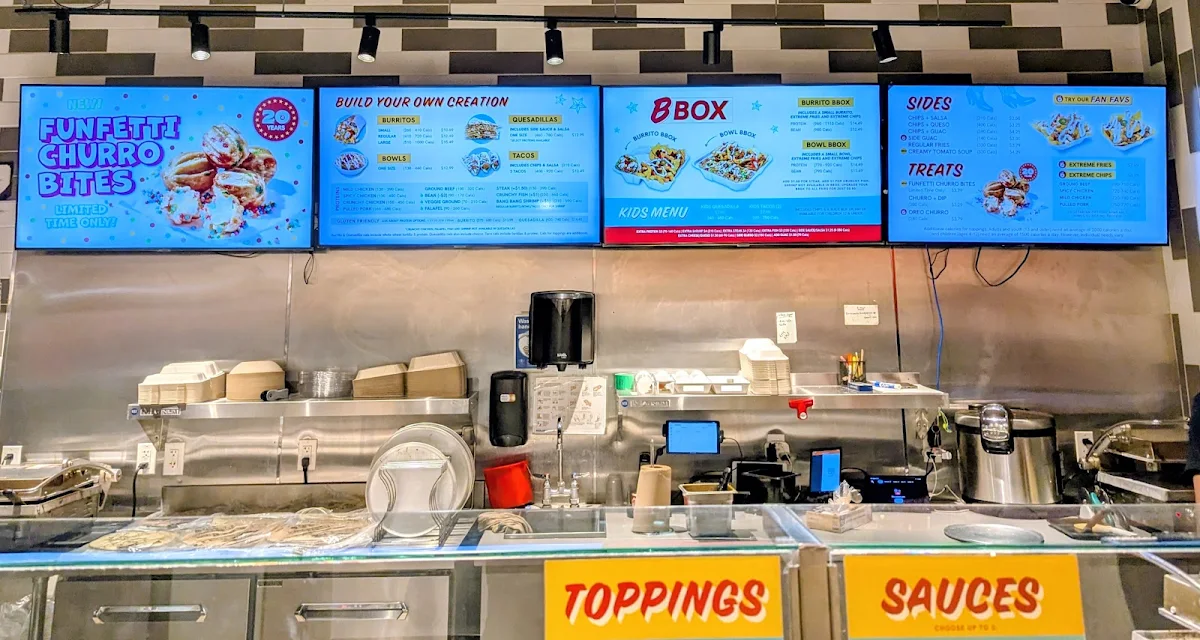 Menu, barBURRITO