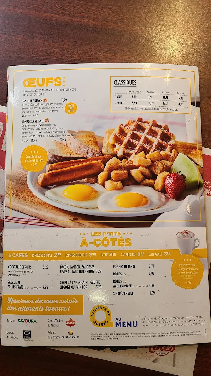 Menu, Toujours Mikes