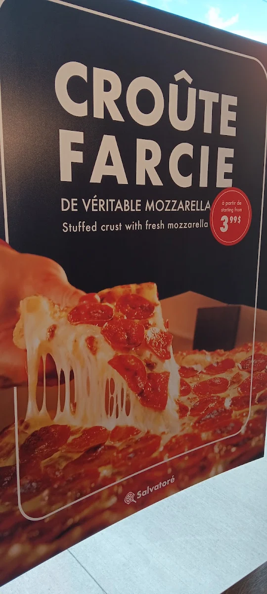 Menu, Pizza Salvatore