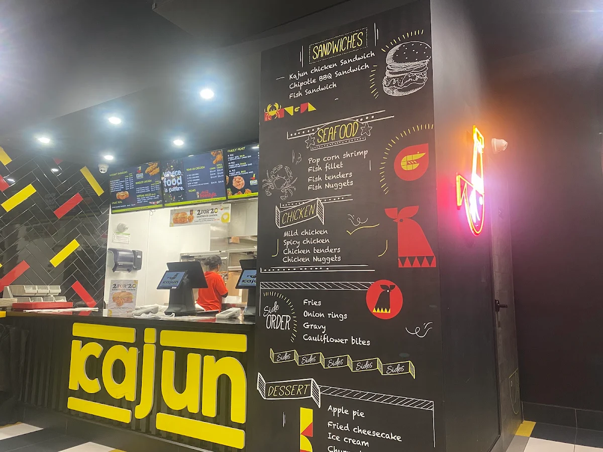 Menu, Kajun Chicken & Seafood - Scarborough