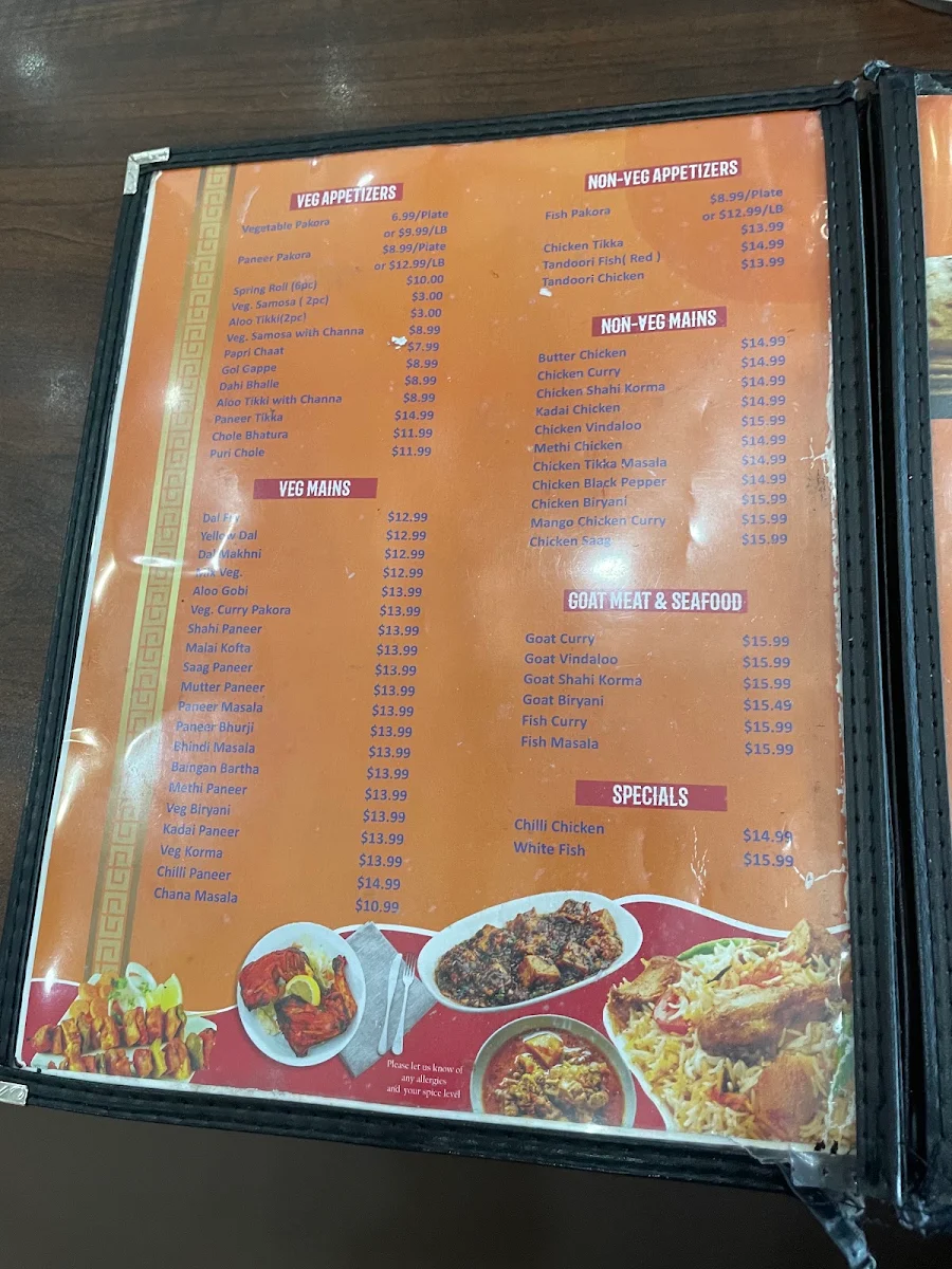 Menu, Punjabi Chulha Restaurant & Sweet Shop