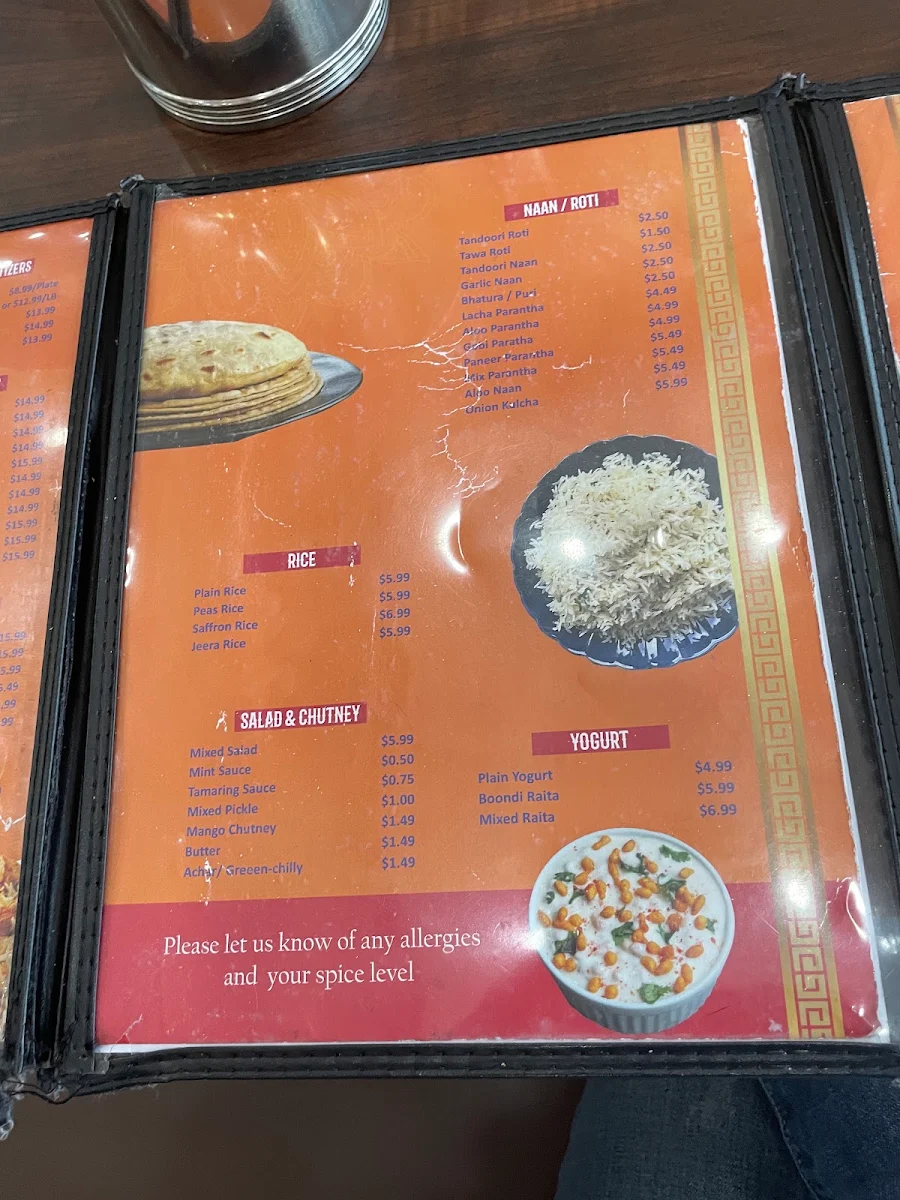 Menu, Punjabi Chulha Restaurant & Sweet Shop