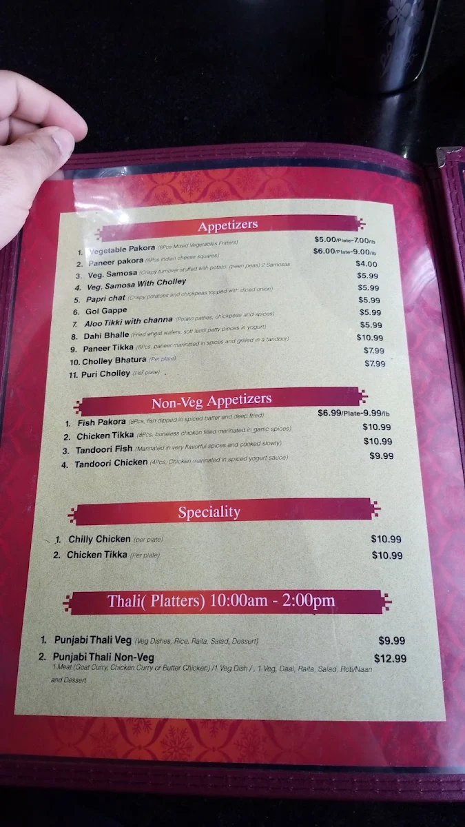 Menu, Punjabi Chulha Restaurant & Sweet Shop