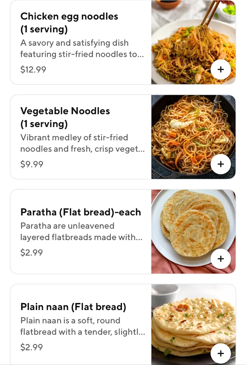 Menu, FreshSnack