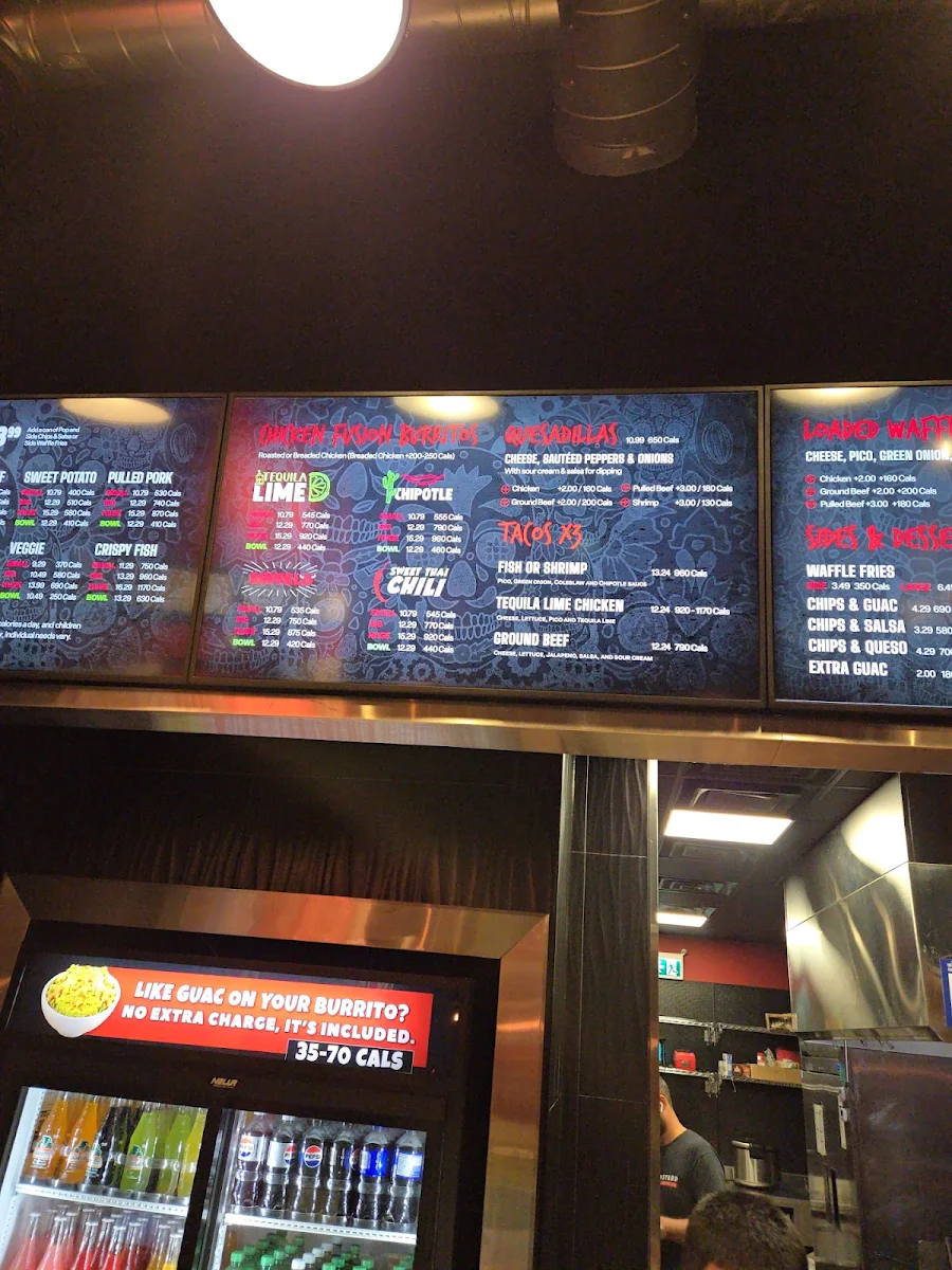 Menu, Fat Bastard Burrito