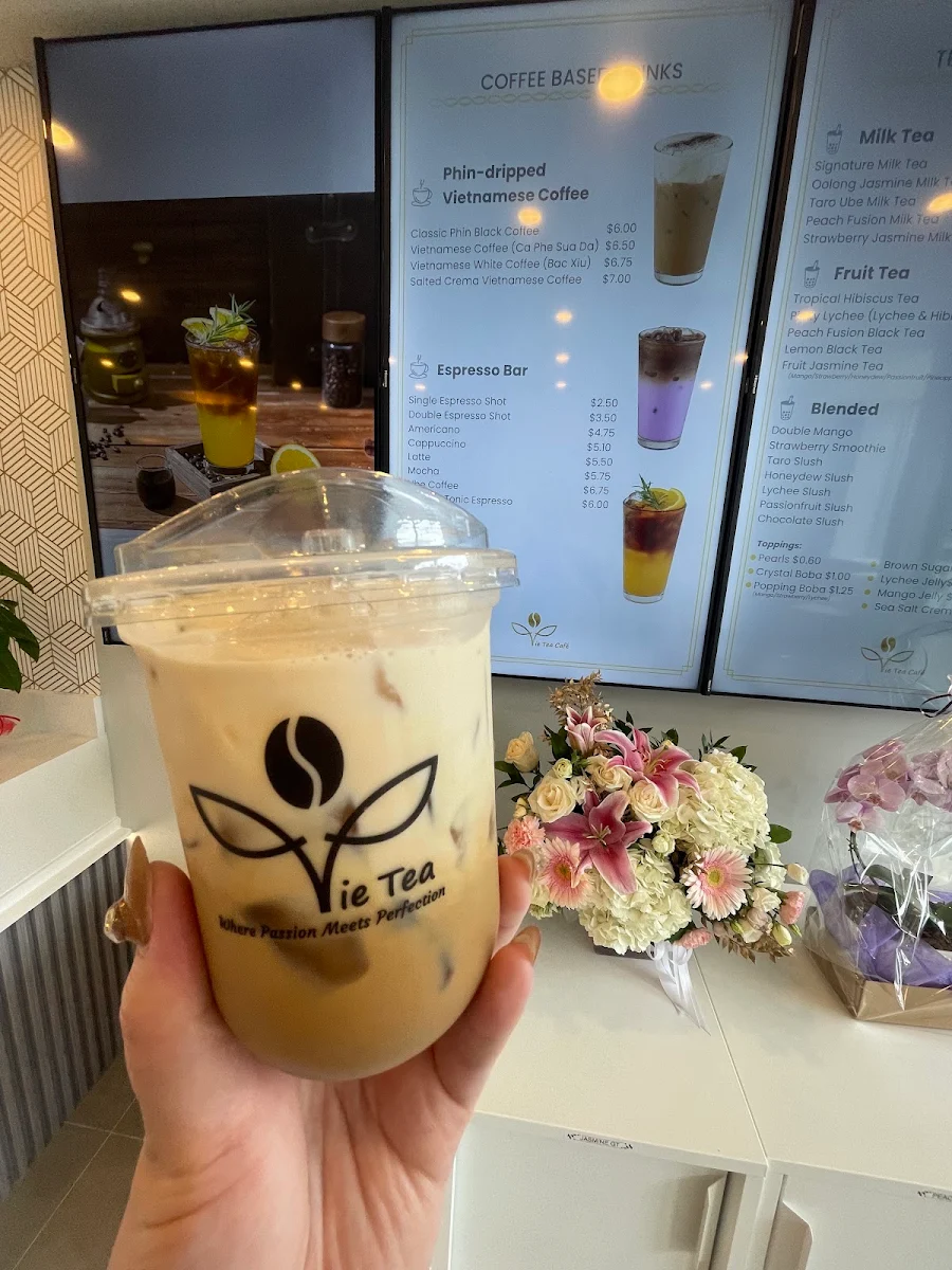 Menu, Vie Tea Café