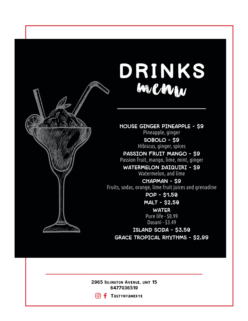 Menu, Nyamekye