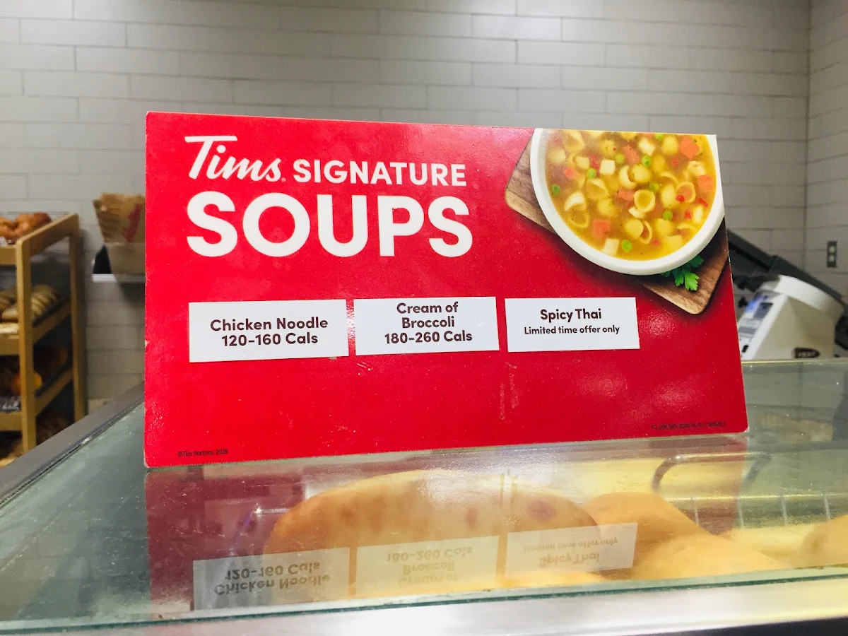 Menu, Tim Hortons