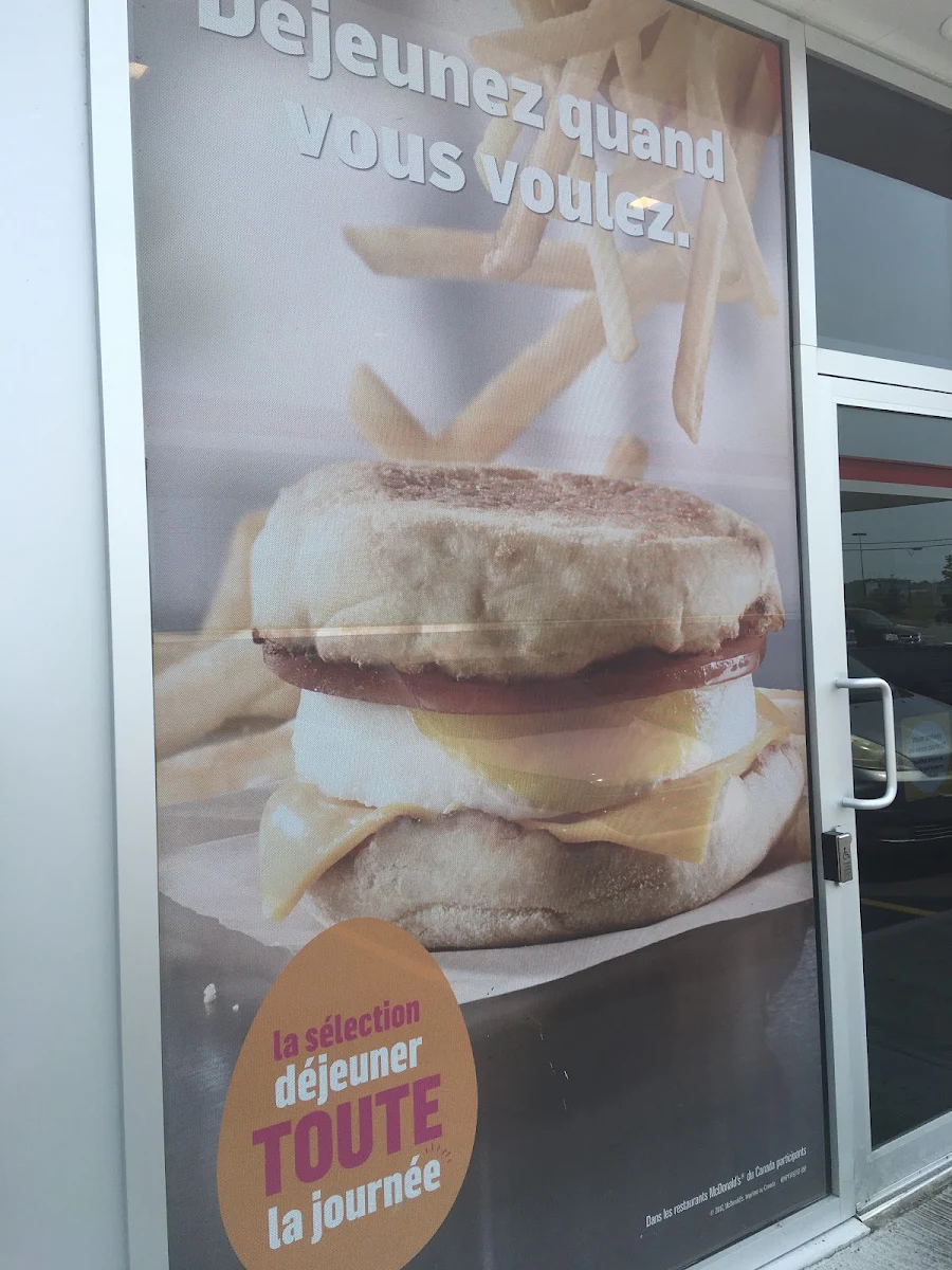Menu, McDonald's