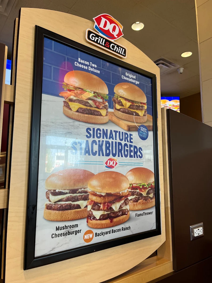 Menu, Dairy Queen Grill & Chill
