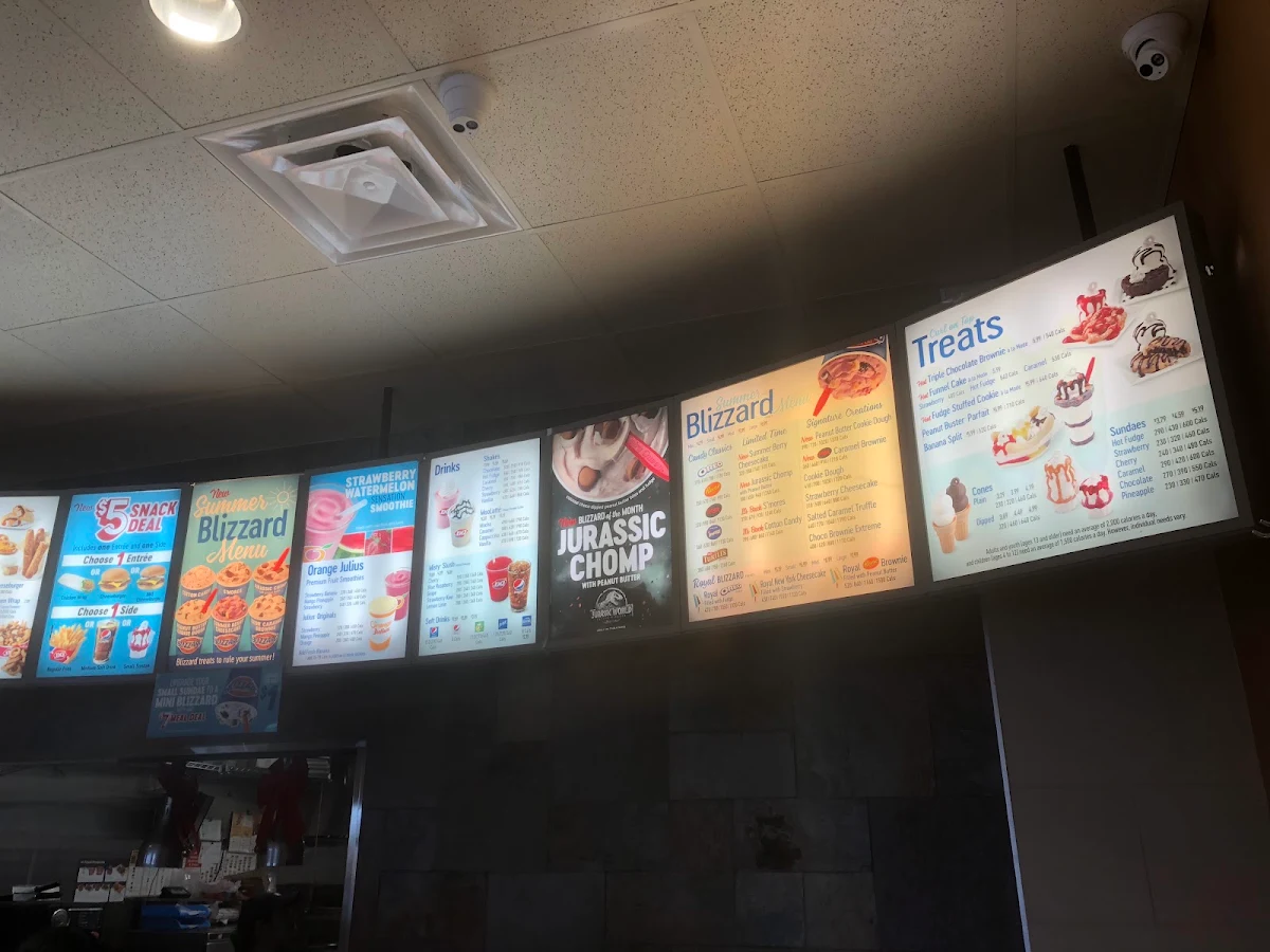 Menu, Dairy Queen Grill & Chill