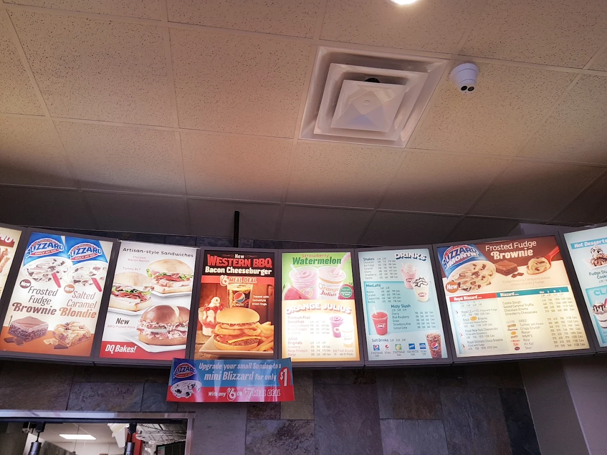 Menu, Dairy Queen Grill & Chill