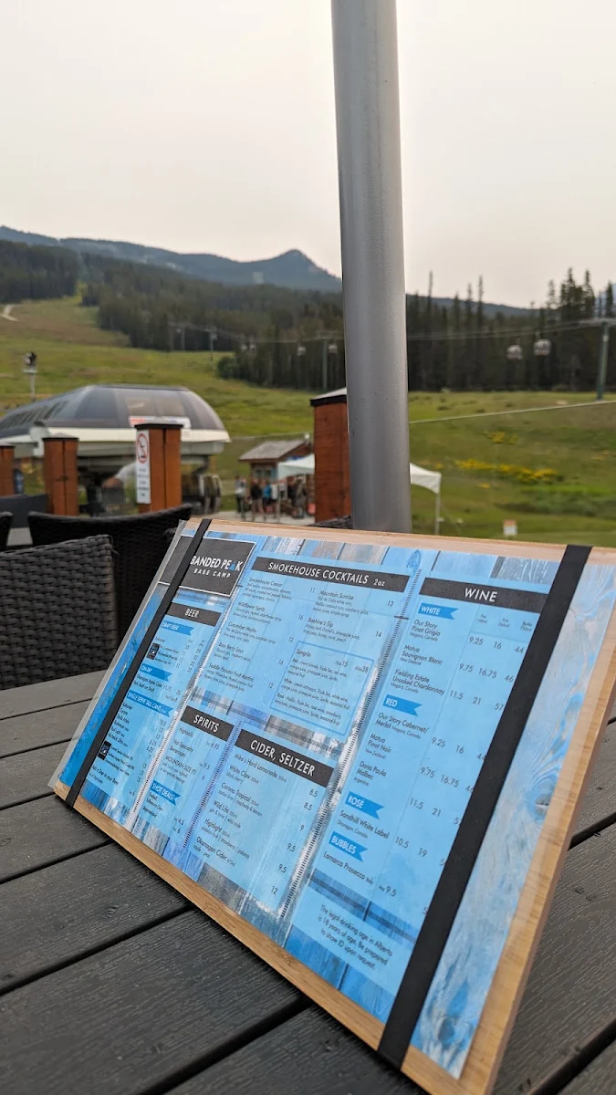 Menu, Banded Peak Base Camp