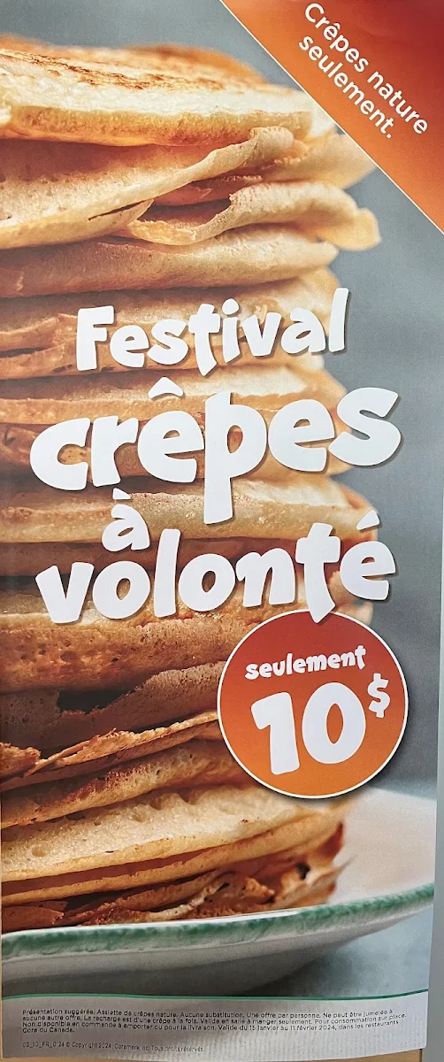 Menu, Cora