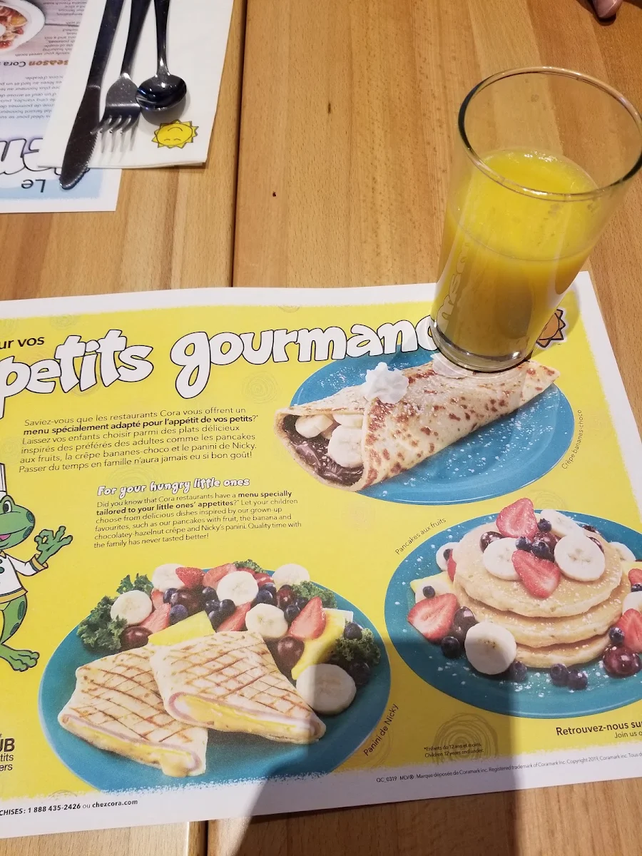 Menu, Cora