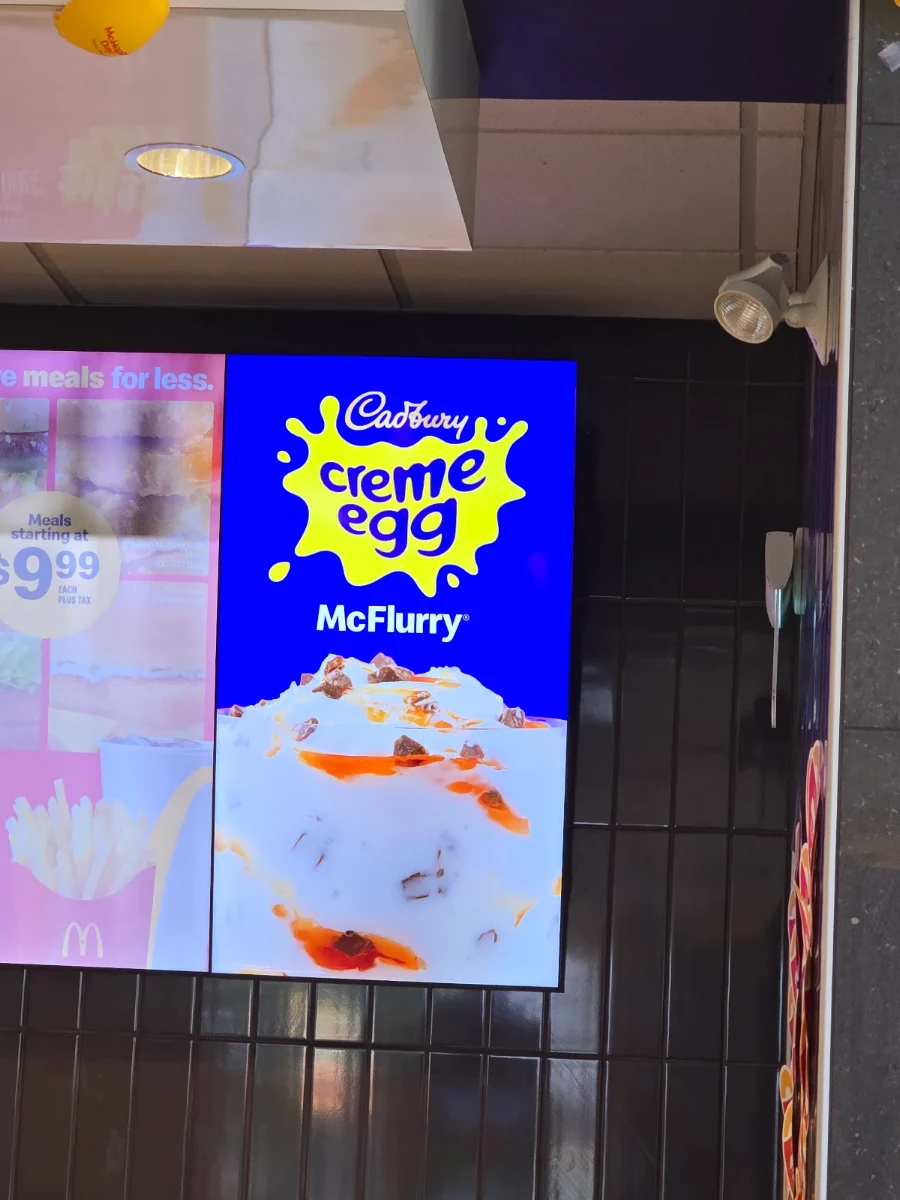 Menu, McDonald's