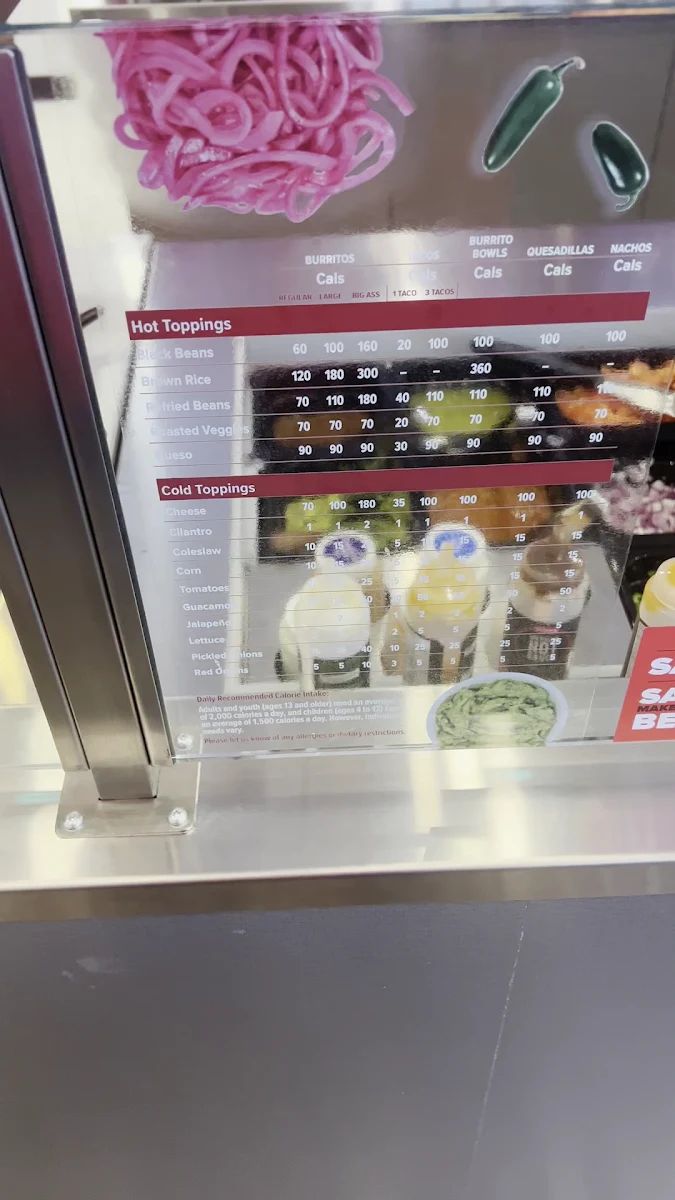 Menu, Quesada Burritos & Tacos