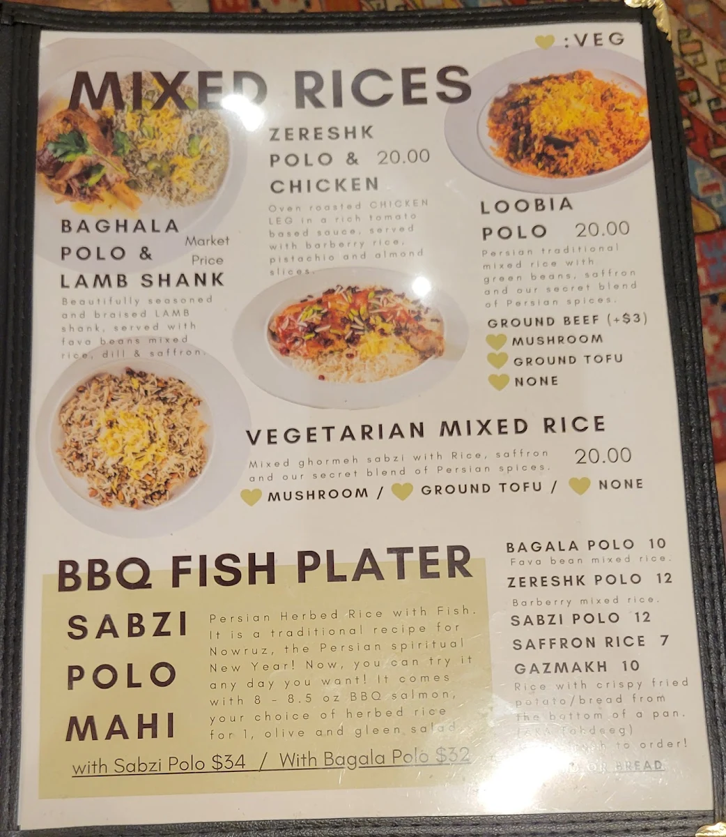 Menu, Herby Restaurant