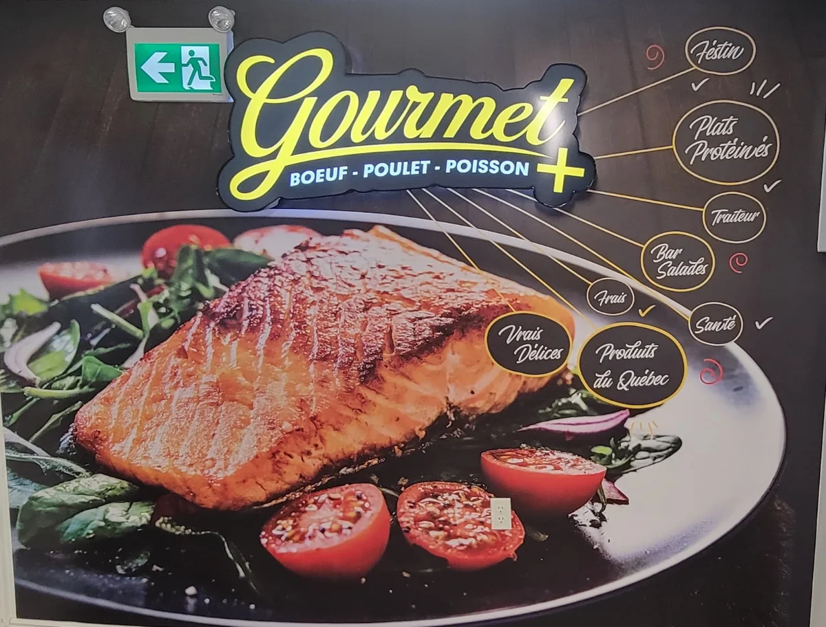 Menu, Gourmet +