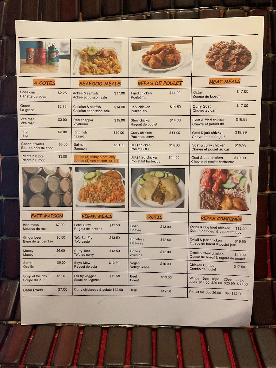 Menu photo 1