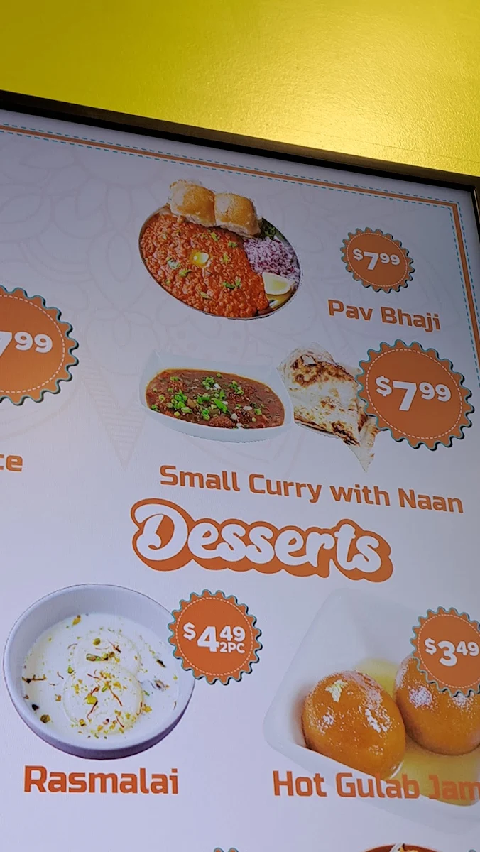 Menu, Gillz Sweet Factory