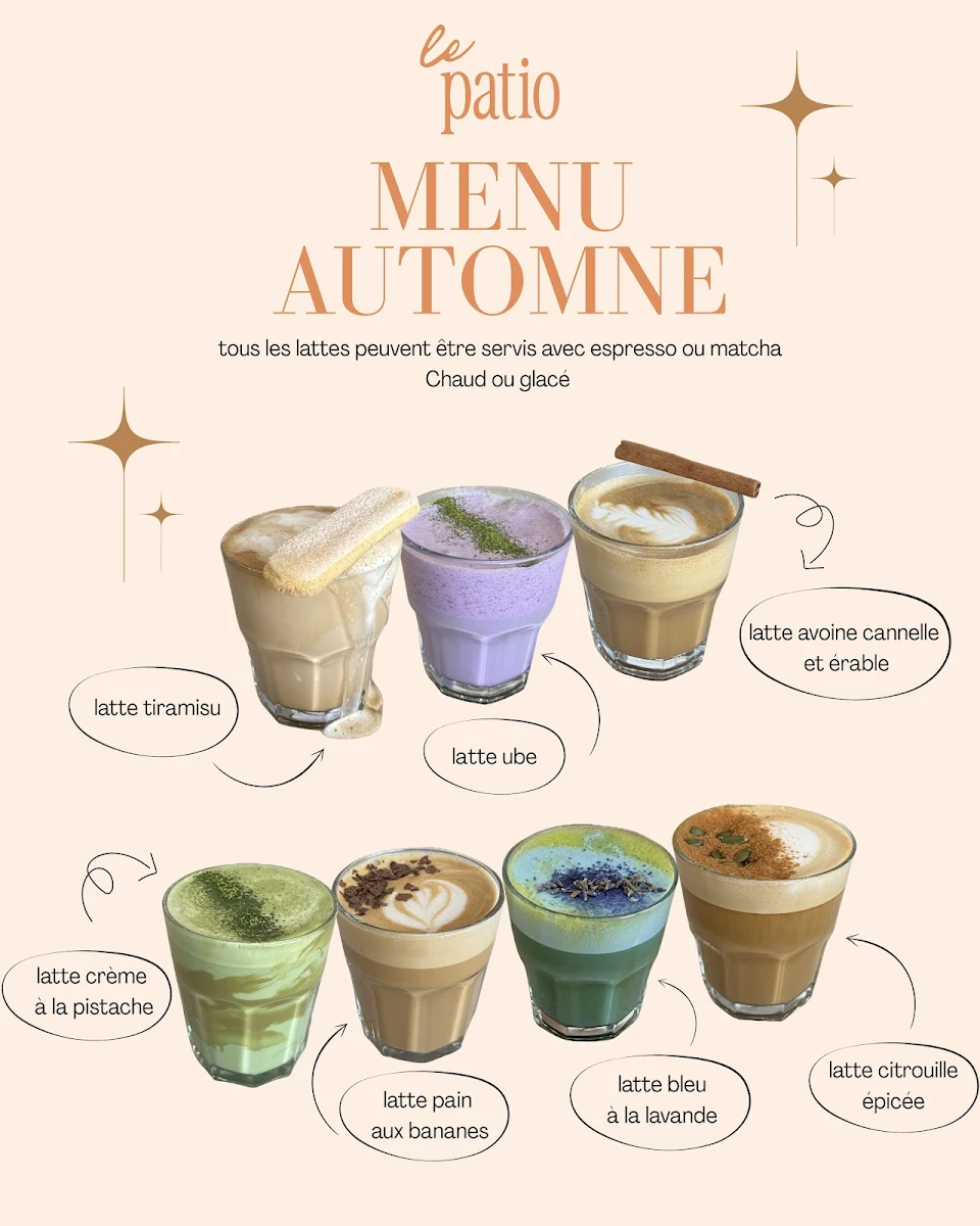 Menu, Le Patio