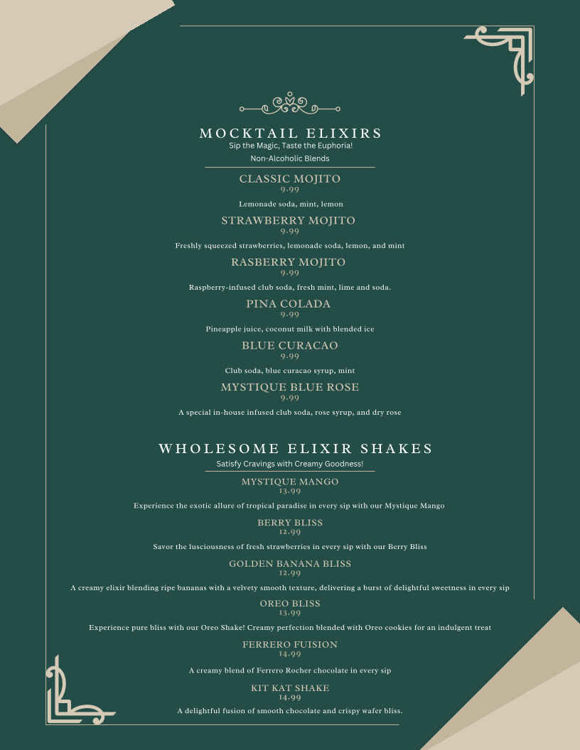 Menu photo 1