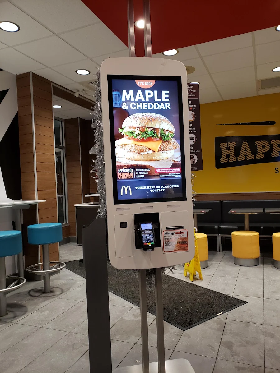 Menu, McDonald's