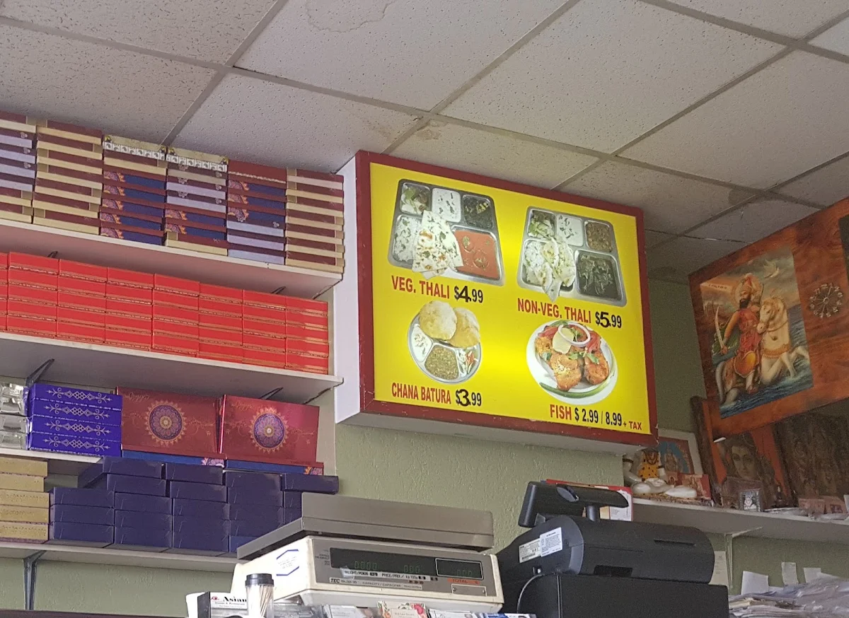 Menu, Asian Sweets & Restaurant