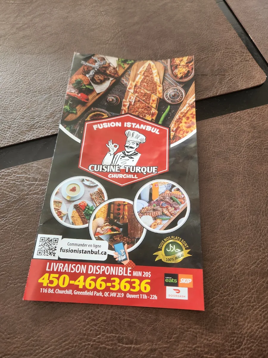 Menu, Churchill Kebab