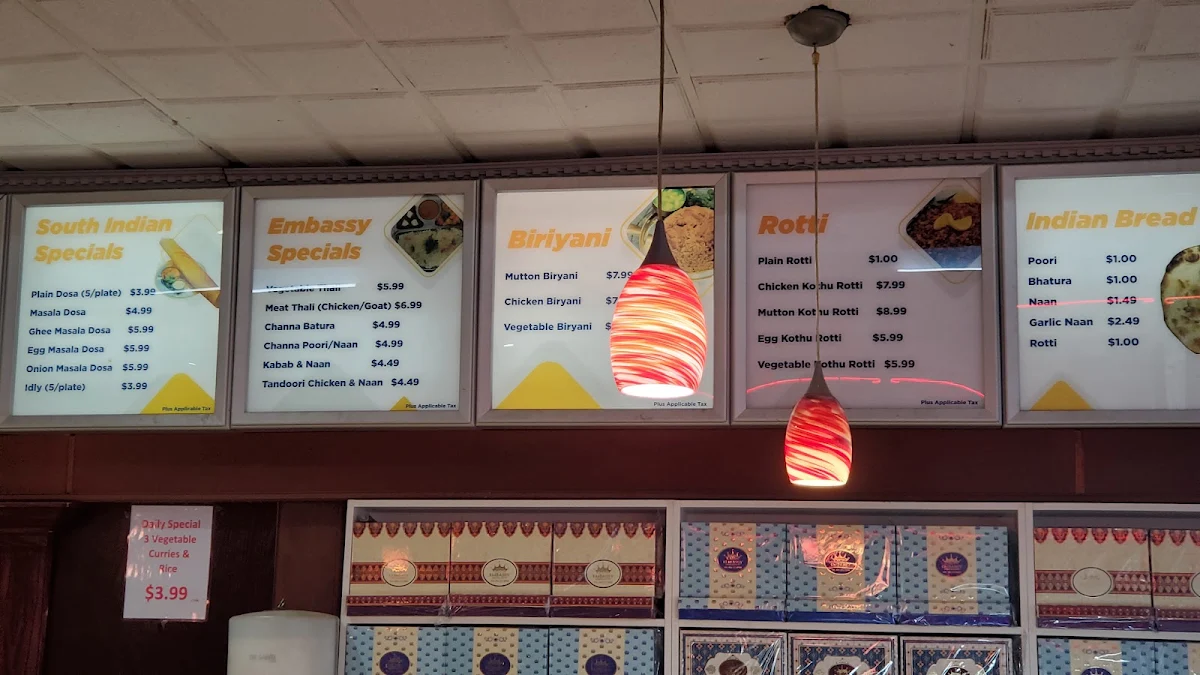Menu, Samosa King