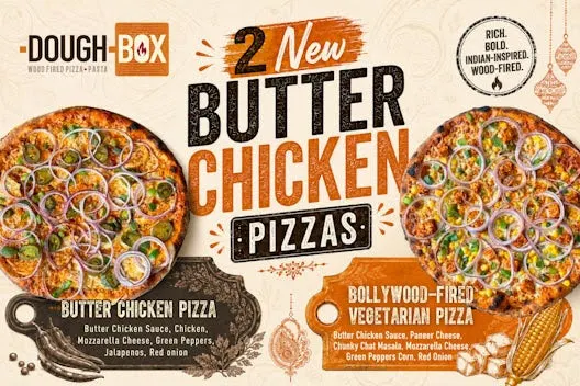 Menu, DoughBox Wood Fired Pizza & Pasta - Guelph
