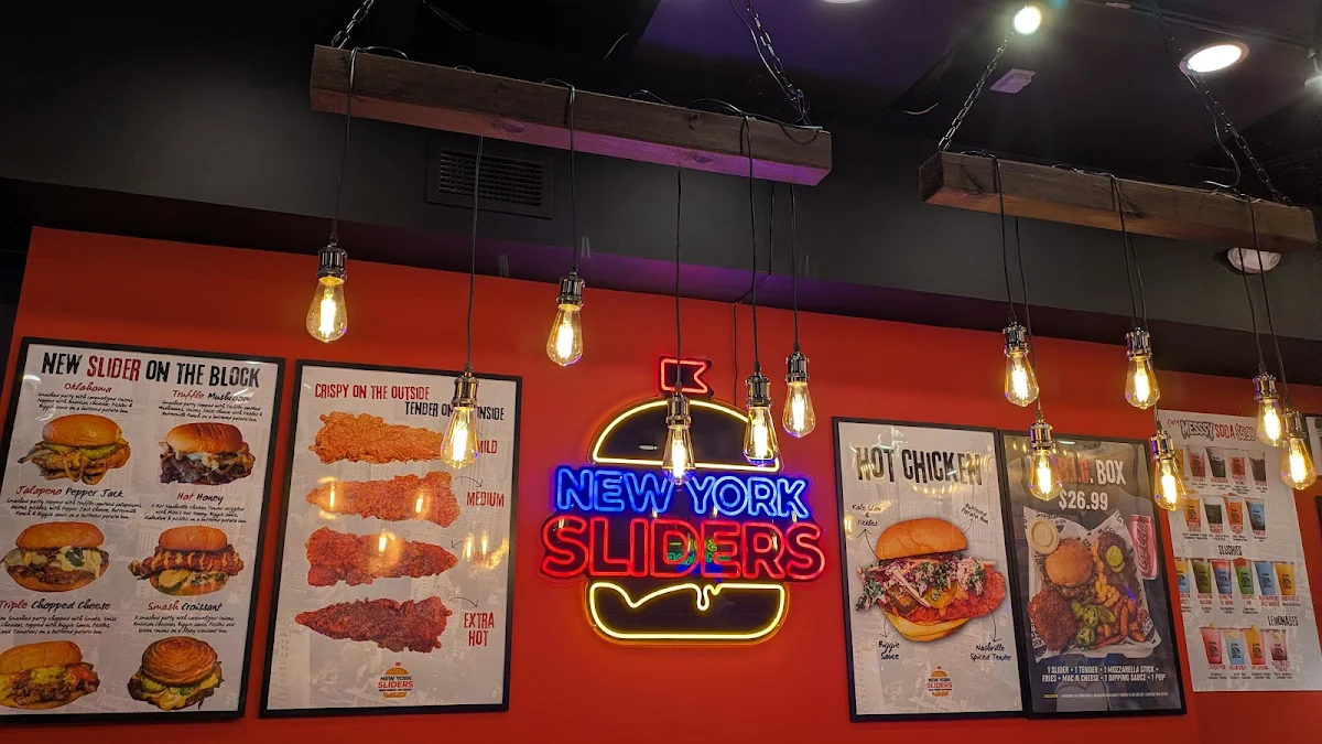 Menu, New York Sliders