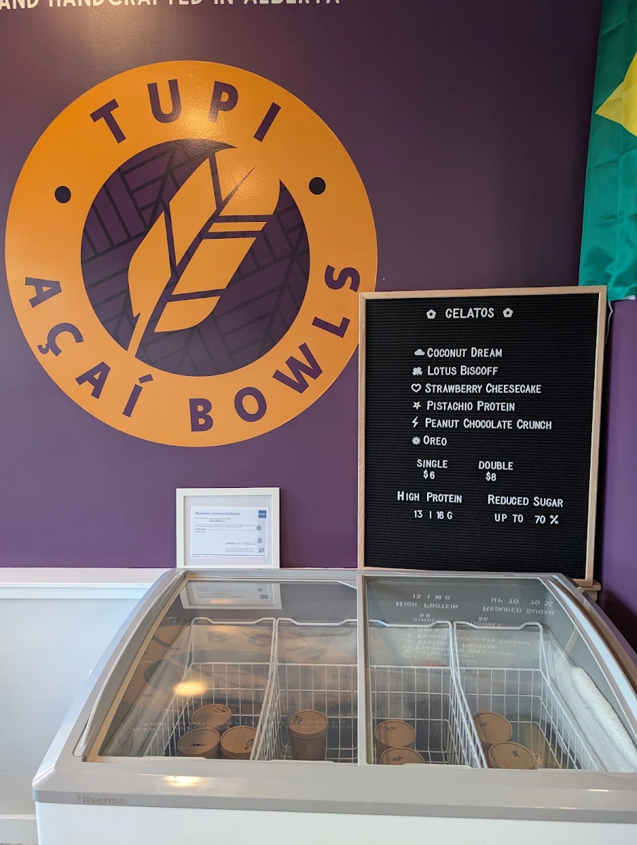 Menu, Tupí Açaí Bowls | 124st