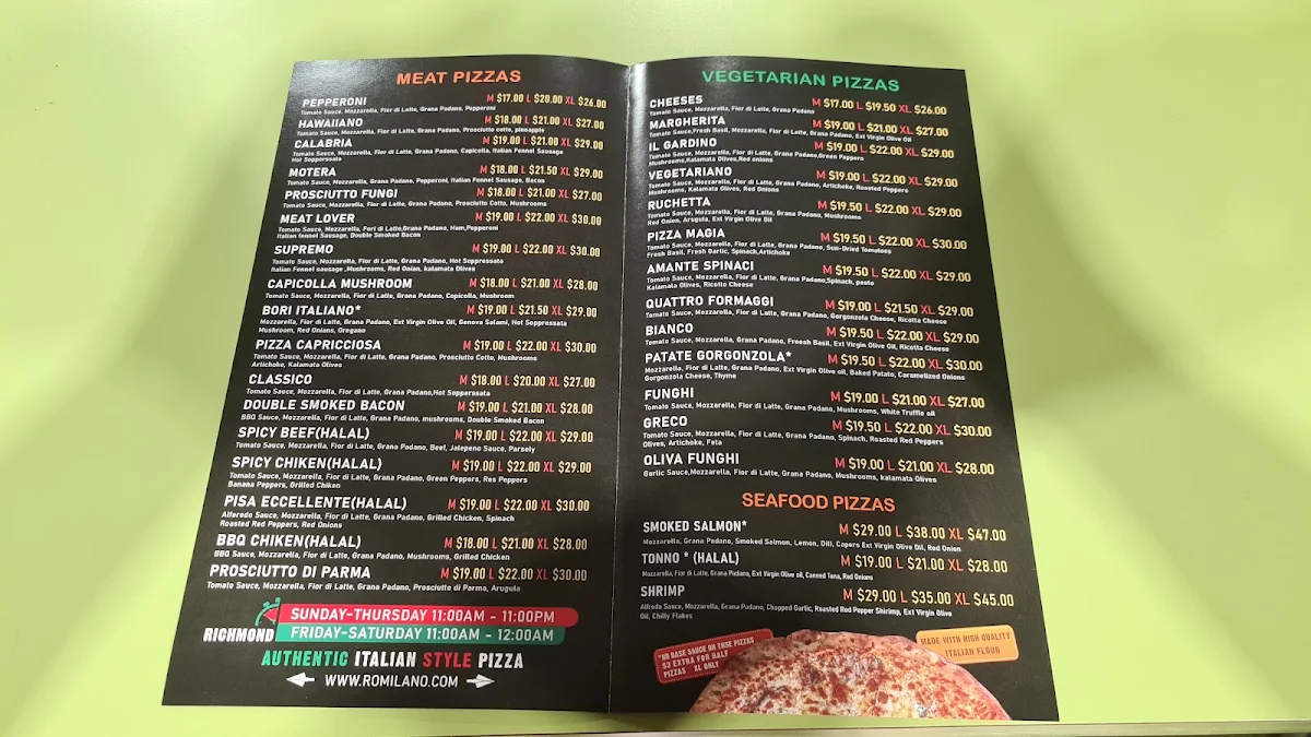 Menu photo 1