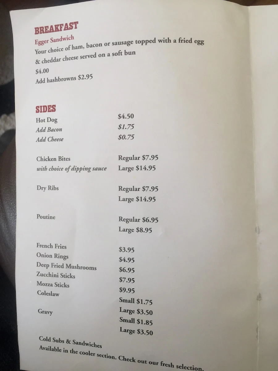 Menu, Little LA Brunchin